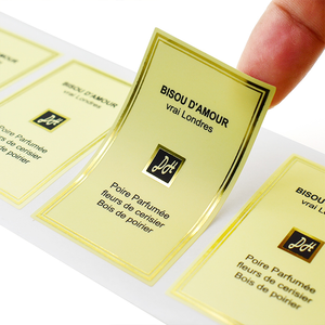 Custom Label Perfume <strong>Sticker</strong> Waterproof Oil-Proof Alcohol-Resistant Perfume Bottle Adhesive Gold Foil Perfume-Private-Label - Product Image 2