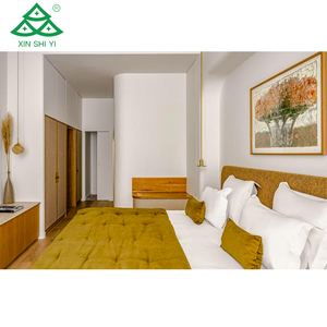 Lit Paris King Size Ensemble <span class=keywords><strong>de</strong></span> meubles <span class=keywords><strong>de</strong></span> chambre à coucher d'hôtel avec chaise <span class=keywords><strong>de</strong></span> bureau en bois Meuble TV Appartement Hôtel <span class=keywords><strong>de</strong></span> campagne - Product Image 4