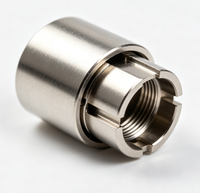 Équipement médical, connecteur circulaire en acier inoxydable usiné CNC, boîtier métallique, RoHS, nickelé passivé