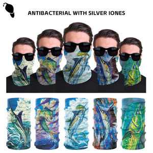 LEO مخصص الرقبة غايتر الفضة أيون التكنولوجيا متعددة الوظائف المضادة للبكتيريا أنبوب سلس باندانا حماية البنفسجية قناع الوجه في الهواء الطلق - Product Image 1