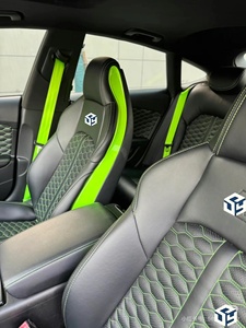 Funda de asiento de coche de repuesto completo de cuero de Napa <span class=keywords><strong>Beige</strong></span> personalizado para <span class=keywords><strong>Audi</strong></span> A3 A4 A5 A6 A7 Q3 Q5 Q7 <span class=keywords><strong>Q8</strong></span> - Product Image 3