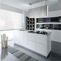 Solution de cuisine modulaire en acier inoxydable sur mesure pour appartement, villa, construction de maison neuve, rénovation