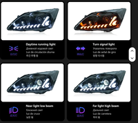 Feux avant à LED Angel Eyes pour HONDA CRV, années 2007-2011