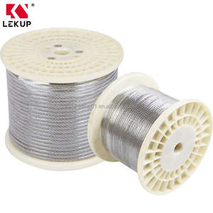 <span class=keywords><strong>Câble</strong></span> en acier inoxydable SS304 de 100 m, cordes en acier de 6 mm, <span class=keywords><strong>câble</strong></span> en acier inoxydable 7x19, fourni par l'usine - Product Image 3