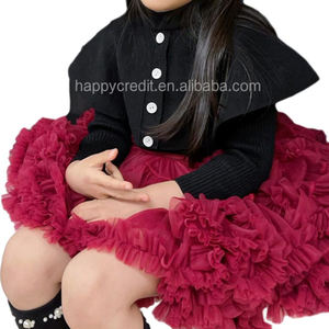 Personnalisable vente en gros vêtements de danse pull-over <span class=keywords><strong>tutu</strong></span> <span class=keywords><strong>jupe</strong></span> deux pièces enfants filles ensembles de vêtements d'hiver - Product Image 3