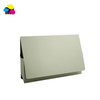 Carpeta de Archivo Expandible de Papel Manila 240GSM Ecológica para Oficina y Escuela, con Media Solapa, para Documentos