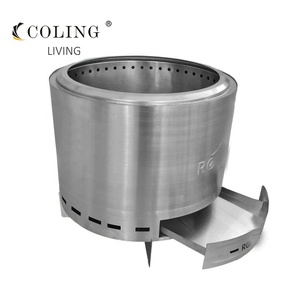 07 Coling Living Wood Bonfire <strong>Fire</strong> <strong>Pit</strong> for Outdoor Fireplace <strong>Portable</strong> <strong>Fire</strong> <strong>Pits</strong> Smoke-free Bonfire - Product Image 1