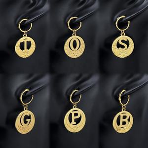 JXX Fashion High Quality Brass Vintage Charm Dangle <b>Earrings</b> 24K Gold-Plated Drop Classic Style Custom Wholesale for Kiribati - Product Image 1