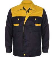 Veste de travail pour homme à blocs de couleur |   Uniforme de travail durable et respirant pour l'usine, la construction, les mécaniciens, l'entrepôt