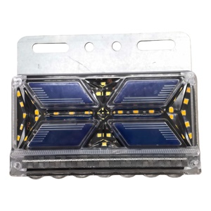 Pièces de système d'éclairage de camion de haute qualité, éclairage latéral LED de type X pour camion, 24V 100W, universel pour camions et remorques - Product Image 1