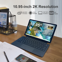 Tablette Professionnelle Windows 10/11 de 10,95 Pouces, Écran 2K 1920*1200, 12 Go DDR4, 256 Go SSD, avec Wi-Fi 6, Clavier, Housse et Stylet