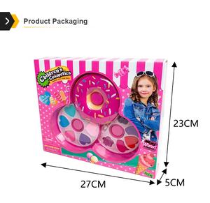 Kit de jeux de cosmétiques pour enfants Donut, <span class=keywords><strong>jeu</strong></span> de <span class=keywords><strong>maquillage</strong></span> en plastique pour filles - Product Image 6