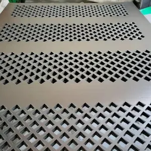 Piastre metalliche perforate con fori esagonali/diamantati/ellittici prodotti dal produttore della sorgente