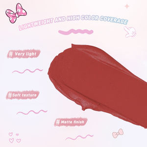 NOVO Sweet Dreams Light Fog <span class=keywords><strong>Labios</strong></span> esponjosos y barro Textura suave y sedosa Fácil de mostrar Color <span class=keywords><strong>en</strong></span> las manos Superficie mate Blanqueamiento diario - Product Image 3