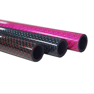 Material transparente resistente a la abrasión con tubo de fibra de carbono con patrón de camuflaje de transferencia de agua - Product Image 1