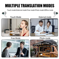 El dispositivo Real-TimeTranslator Earbuds es compatible con traducción de conversación bilingüe Traductores en tiempo real alimentados por IA Auriculares para juegos