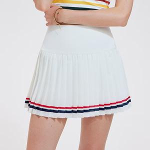 Y78 rok tenis wanita, bawahan olahraga cepat kering setengah panjang lapisan dalam berbentuk A berlipat leher V pendek spandeks/katun - Product Image 5