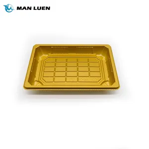 Customized Take Out To Go Food Packaging Disposable Plastic Sushi Box With Clean Lid