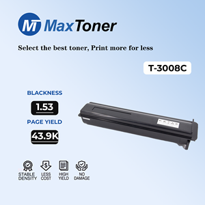Cartouche de toner compatible MaxToner haute performance T-3008 T3008 pour copieurs <span class=keywords><strong>Toshiba</strong></span> E-STUDIO 2508A 3008A 3508A 4508A 5008A - Product Image 1