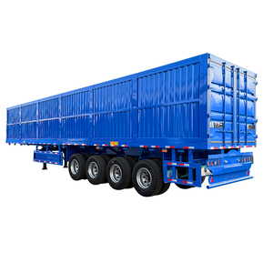 Semi-remorque en acier robuste, capacité de charge de 60 tonnes, livraison express, <span class=keywords><strong>transport</strong></span> de meubles, d'appareils électroménagers, logistique, <span class=keywords><strong>transport</strong></span> - Product Image 1