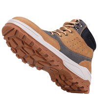 Chaussures de randonnée en plein air avec embout renforcé, semelle intermédiaire en EVA, soutien de la voûte plantaire, semelle extérieure en caoutchouc antidérapante, boucle métallique, lacets tissés respirants