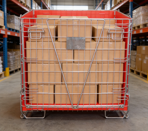 Contenedor <span class=keywords><strong>de</strong></span> Almacenamiento Apilable <span class=keywords><strong>de</strong></span> Alambre |   Diseñado para Sistemas <span class=keywords><strong>de</strong></span> Almacenes Automatizados - Product Image 2