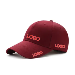 High Quality Custom Embroidery Logo Breathable Waterproof Snapback Baseball Cap Fitted Thermal Press For Caps