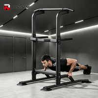 Station de musculation autoportante en acier, réglable, multi-positions, avec barre de traction et support pour dips, équipement de fitness pour la maison, entraînement du haut du corps
