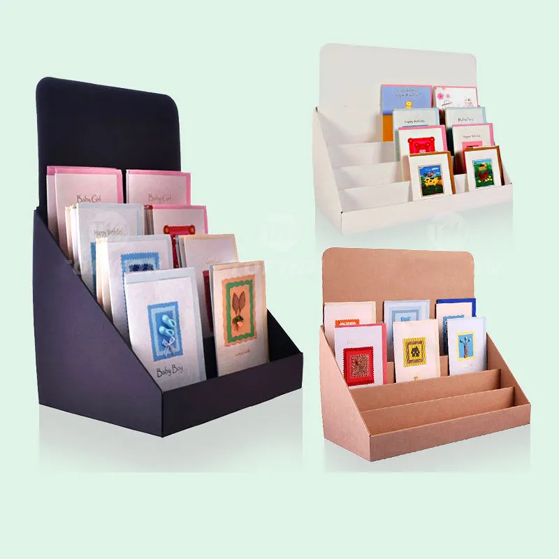 Contra mostrar estante cartón productos de cuidado de la piel del PDQ arrancar caja estante para cosméticos de embalaje