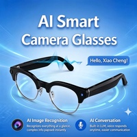 Lunettes Intelligentes V03-T8 avec Caméras 8MP, Vidéo 1200P, Double Micro ENC, Traduction Vocale, Audio à Oreille Ouverte