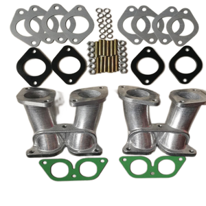 FAJS NO M7-10-2 per PORSCHE 356 912 raccordo collettore di aspirazione WEBER 40IDF DELLORTO 40 DRLA carburatore A paia - Product Image 1