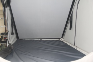 เต็นท์หลังคา<span class=keywords><strong>รถ</strong></span>ทรงสามเหลี่ยมอลูมิเนียมอัลลอยด์ - ใช้ได้กับรถทุกรุ่น เต็นท์บนหลังคาคุณภาพสูงสำหรับรถ SUV และรถบรรทุกสำหรับการตั้งแคมป์ - Product Image 5