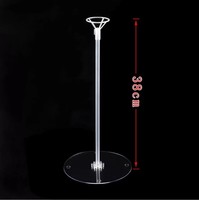 Support de colonne pour bouquet de ballons, réutilisable, transparent, centre de table, support de ballons pour table, sol, support de toile de fond pour ballons pour fête