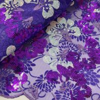 Prix usine flocage bas maille paillettes fleur broderie robe de soirée africaine tissu dentelle de mariage pour les femmes robe