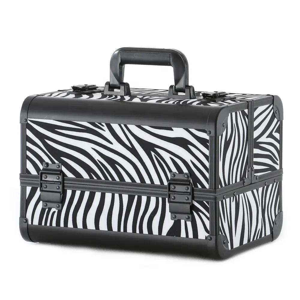 Fashion wholesale Professional Aluminum Beauty Travel Cosmetic Case for Makeup