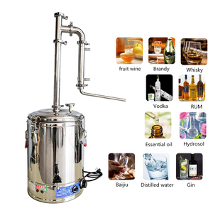 Panier à gin de 50l, tuyau en cuivre, machine à eau distillée en acier inoxydable, moonshine whisky brandy colonne de reflux <span class=keywords><strong>alcool</strong></span> - Product Image 5