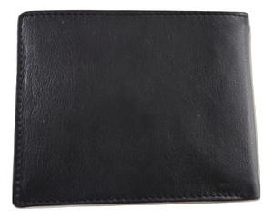 Vintage Style Genuine Leather <b>RFID</b> <b>Wallet</b> with Open Closure Embroidery Decoration Candy Pattern - Product Image 4