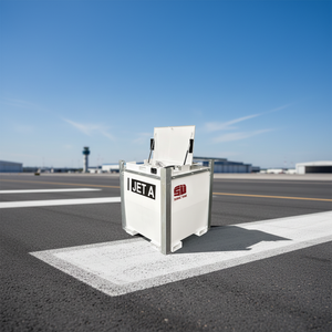 Réservoir de stockage portable Sumac à double paroi autoportant en acier au carbone 1000L 4500L pour le ravitaillement en diesel, Jet A1 et essence, avec pompe pour produits pétroliers liquides (POL) - Product Image 1