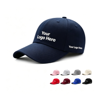 Casquettes de baseball en coton brodées en 3D personnalisées, style vintage bicolore, pour la course en extérieur, vente en gros