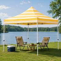 Tente à auvent facile à monter 3x3 3x6 avec structure en fer, en PVC Oxford, imperméable, protection UV, pour événements extérieurs, expositions, intérieur, toutes saisons