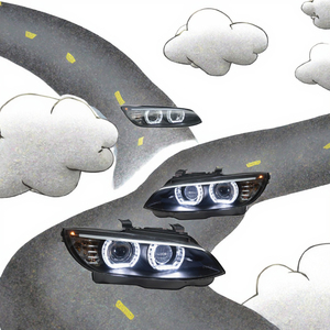 Faros Delanteros LED para E92 2005-2012 M3 <span class=keywords><strong>330i</strong></span> 335i, Proyectores DRL de 12V, Nuevos - Product Image 3