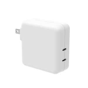 Cargador portátil de pared con enchufe plegable de carga rápida PD tipo C dual de 45W + 20W de 65W GaN para iPhone - Product Image 1
