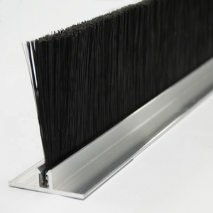 Industrial OEM Customized Size H-Type F-Type Wind-proof Dust-proof Bottom <strong>Door</strong> Sealing <strong>Brush</strong> Black Nylon <strong>Door</strong> <strong>Brush</strong> - Product Image 2