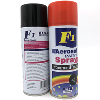450ml F1 Peinture Laque Laquage D'aérosol De Jet avec la Couleur Adaptée Aux Besoins Du Client pour la Voiture et Graffiti