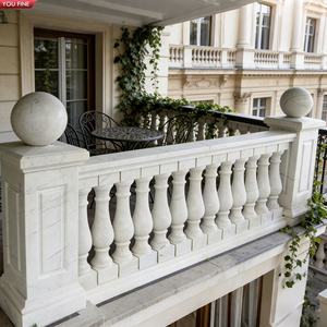 <span class=keywords><strong>Balustrade</strong></span> en marbre blanc YOUFINE, garde-corps de balcon, décoration extérieure classique pour villa, manoir, <span class=keywords><strong>terrasse</strong></span> - Product Image 5