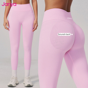 Janya Vente en Gros Vêtements de Sport <span class=keywords><strong>Femme</strong></span> Leggings de Yoga Taille Haute sans Couture Remonte-Fesses pour Gym Fitness et Entraînement - Product Image 3