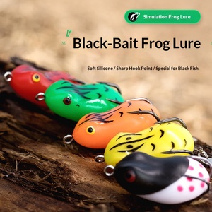 เหยื่อตกปลาแบบกบกระต่าย ตัวเบ็ดสามทาง แบบ <span class=keywords><strong>Bullfrog</strong></span> น้ำหนัก 5.4 กรัม ขนาด 4.5 ซม. รุ่นดัดแปลงสำหรับตกปลาชะโด - Product Image 4