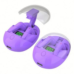 Nuevos Auriculares Transparentes <span class=keywords><strong>Pro</strong></span> One 2026, Auriculares Intrauditivos Inalámbricos, Auriculares TWS de Colores para Juegos, Auriculares Bonitos para Chicas - Product Image 1
