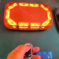 Bande lumineuse LED ambrée rechargeable, contrôlée par application, IP65, pour tout-terrain, barre lumineuse de sécurité magnétique, DC12-24V, 8 fonctions, certifiée ECE R65/CE