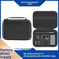 Sac de rangement et étui de protection pour Osmo Action 5 avec matériau en toile EVA, bandoulière portable pour accessoires de caméra sportive